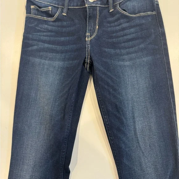 2/$20 Women's Guess Power Skinny Dark Blue Jeans - Picture 2 of 8